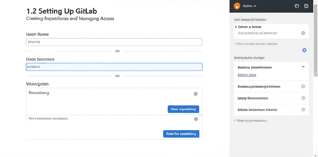 1.2 Setting Up GitLab: Creating Repositories and Managing Access