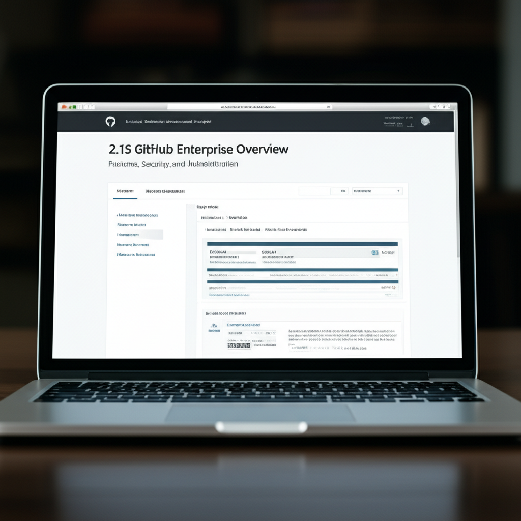 2.15 GitHub Enterprise Overview: Features, Security, and Administration