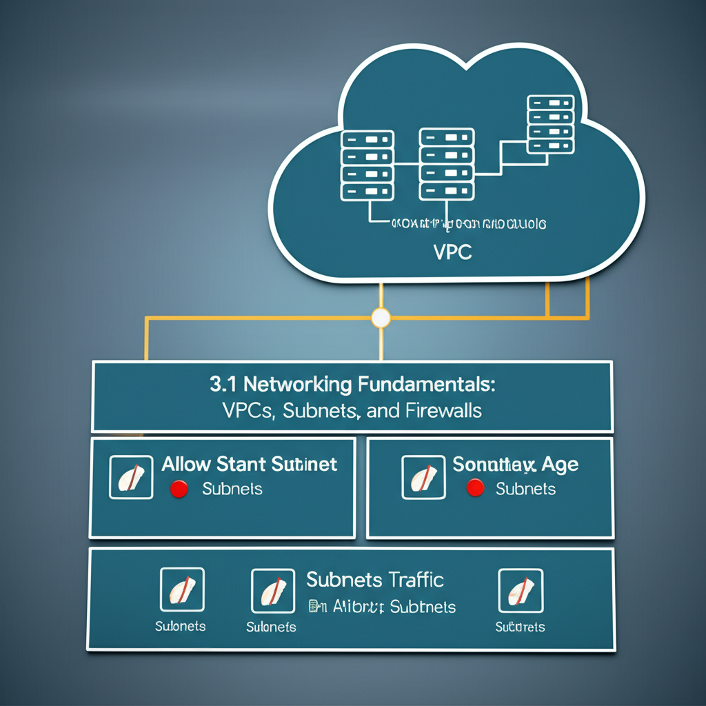 3.1 Networking Fundamentals: VPCs, Subnets, and Firewalls